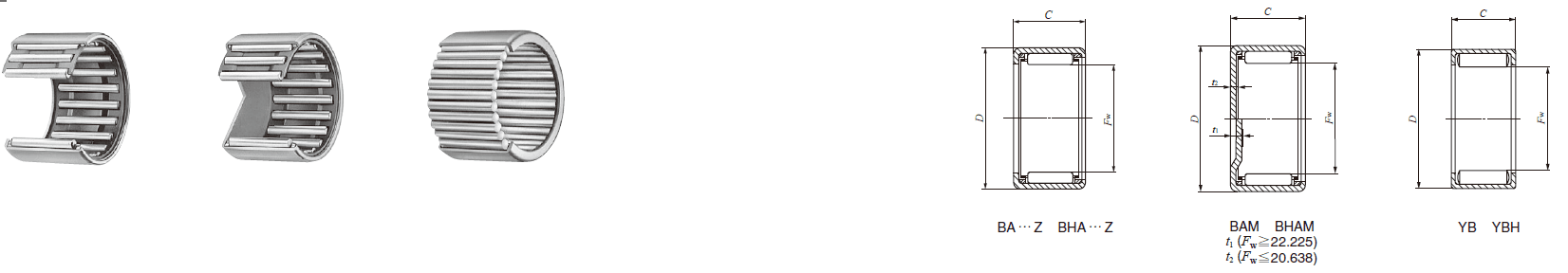 IKO BA 1320 Z,BAM 1320,YB 136,YB 138 SHELL TYPE NEEDLE ROLLER BEARINGS IKO BA 1320 Z,BAM 1320,YB 136,YB 138 SHELL TYPE NEEDLE ROLLER BEARINGS