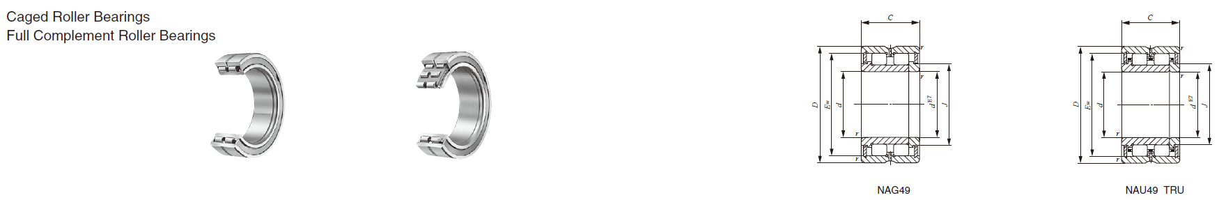 IKO NAG 4918,NAU 4918 ROLLER BEARINGS