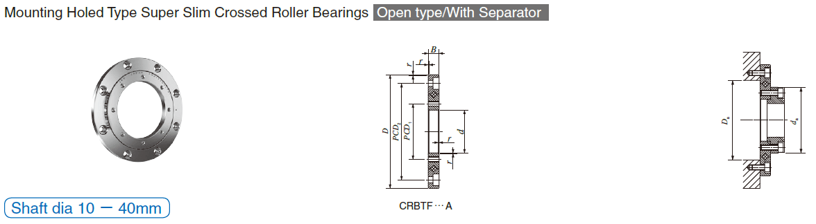 IKO CRBTF 105 AT,CRBTF 205 AT CROSSED ROLLER BEARINGS IKO CRBTF 105 AT,CRBTF 205 AT CROSSED ROLLER BEARINGS