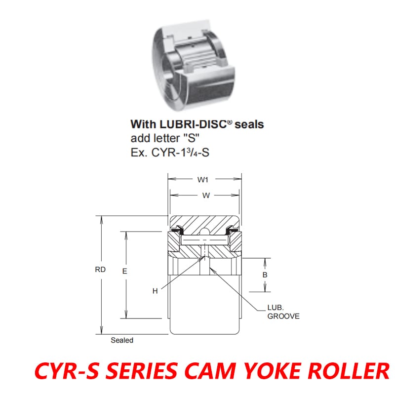 CAMAROL® Cam Follwoers Bearings CYR-S SERIES