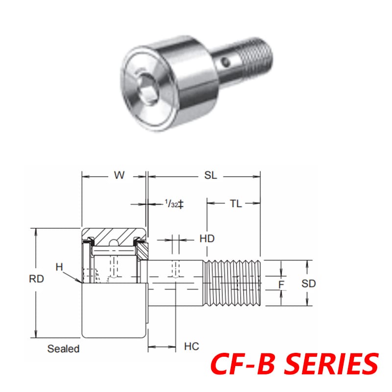 CAMAROL® Cam Follwoers Bearings CF-B SERIES